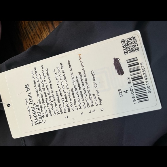 Lululemon NWT leggings - Picture 3 of 4